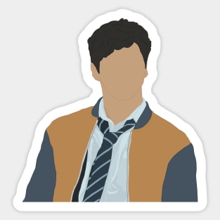 the kissing booth marco design Sticker